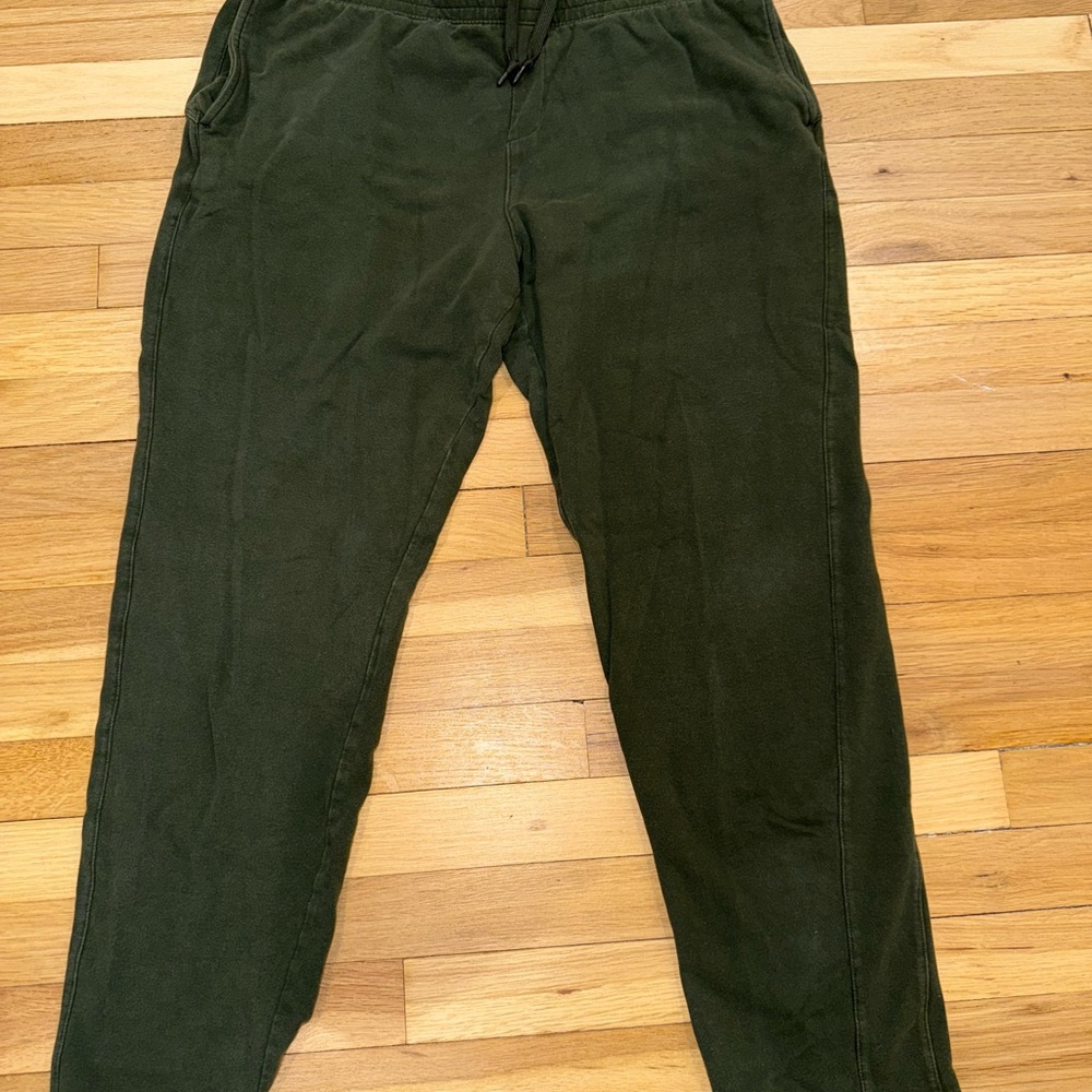 Men's Green Jogger Sweat Pants (L)